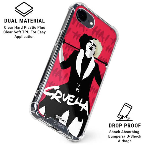 Disney Cruella (2021) Evil Laugh iPhone 16e Clear Case